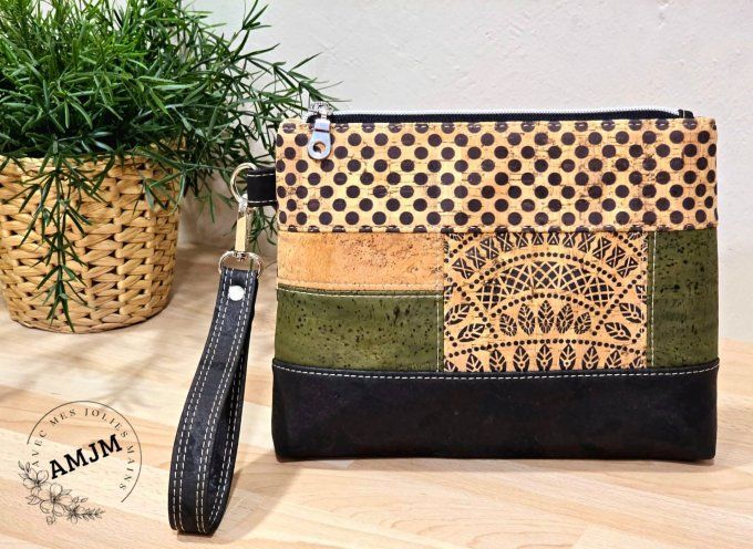 Pochette Alma Bonita Kaki