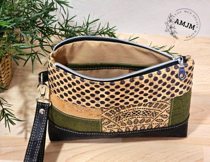 Pochette Alma Bonita Kaki