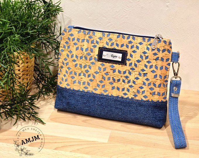 Pochette Alma Bonita liège et jean