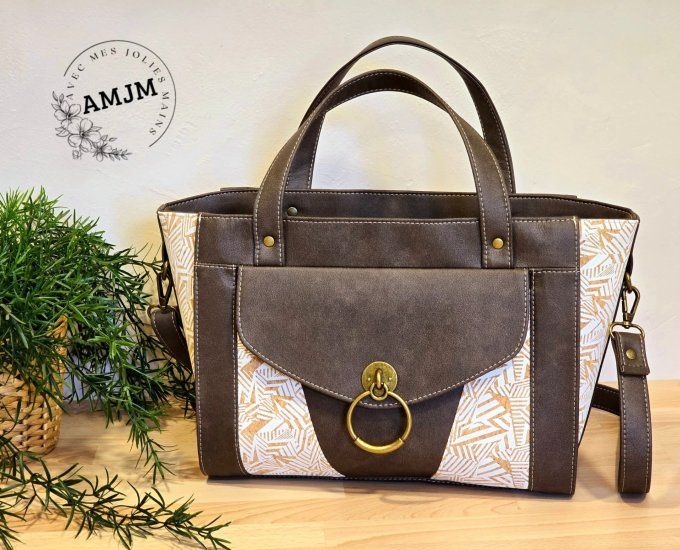 Sac Candy en liège et simili chocolat