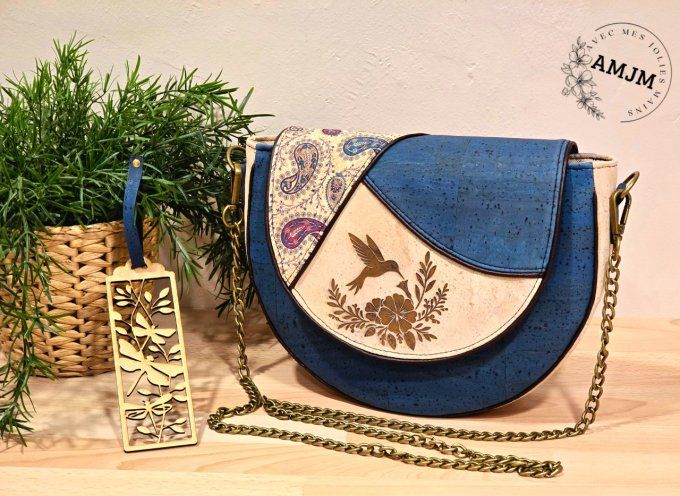 Sac Mango avec gravure laser Colibri