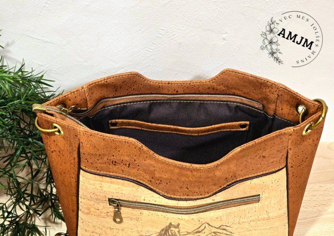 Sac Jane à franges et gravure laser
