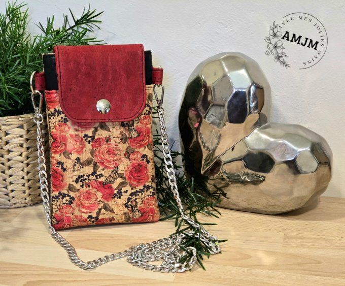 Pochette téléphone Sevien en liège 