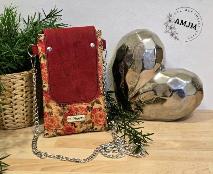 Pochette téléphone Sevien en liège 