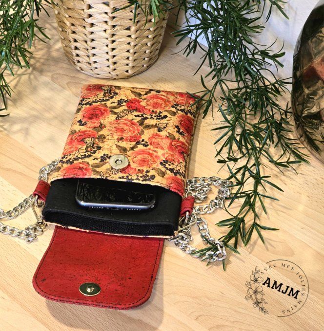 Pochette téléphone Sevien en liège 