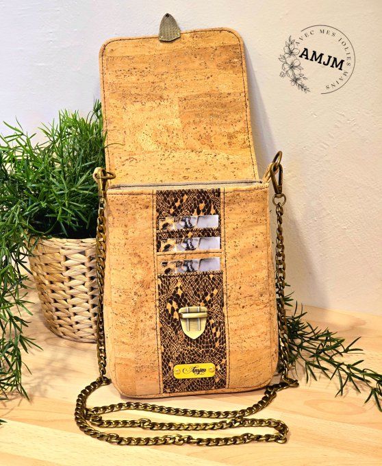 Mini sac Mallory en liège