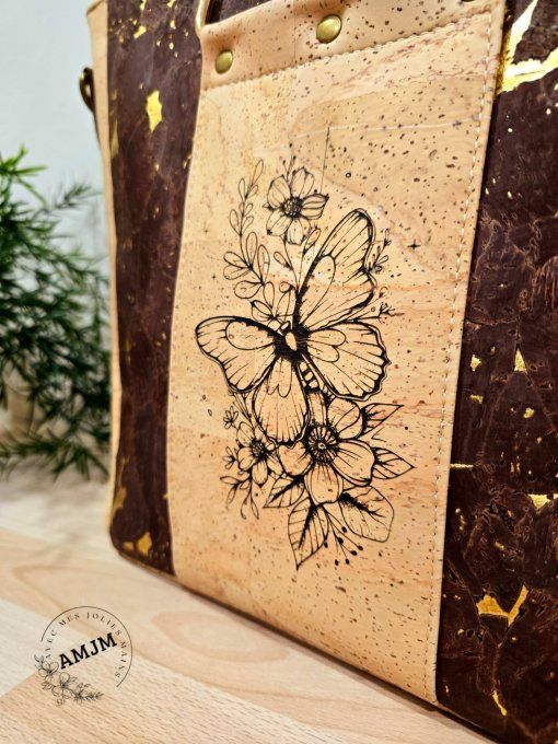 Sac Leannan et son joli motif gravé