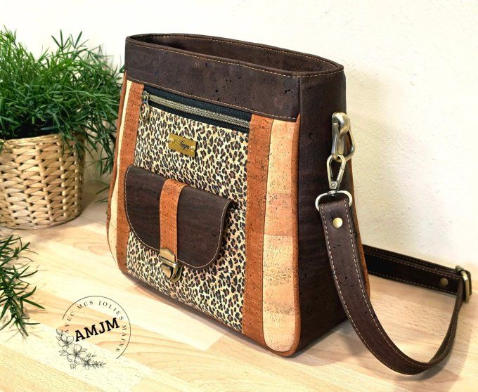Sac Delphina léopard