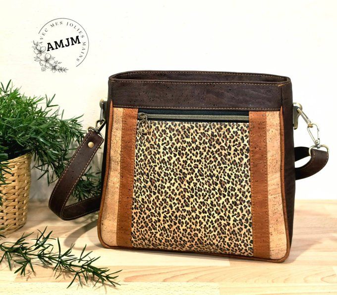 Sac Delphina léopard