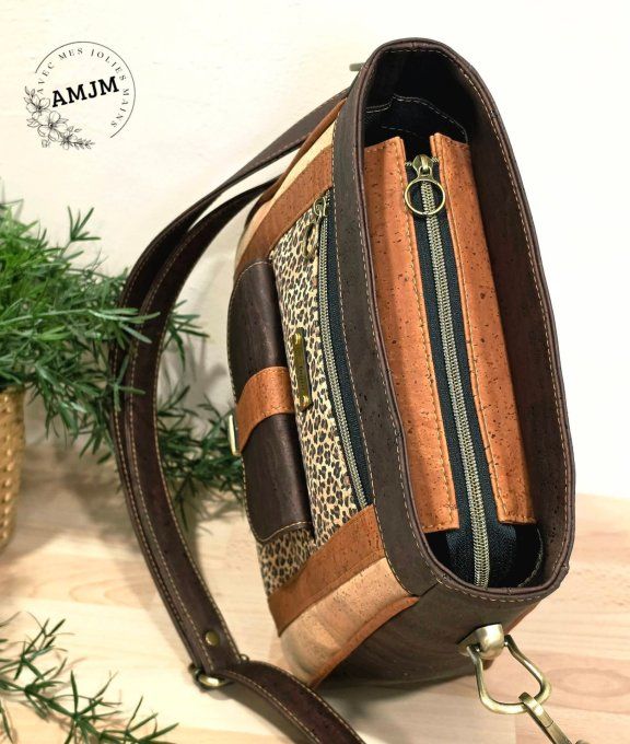 Sac Delphina léopard