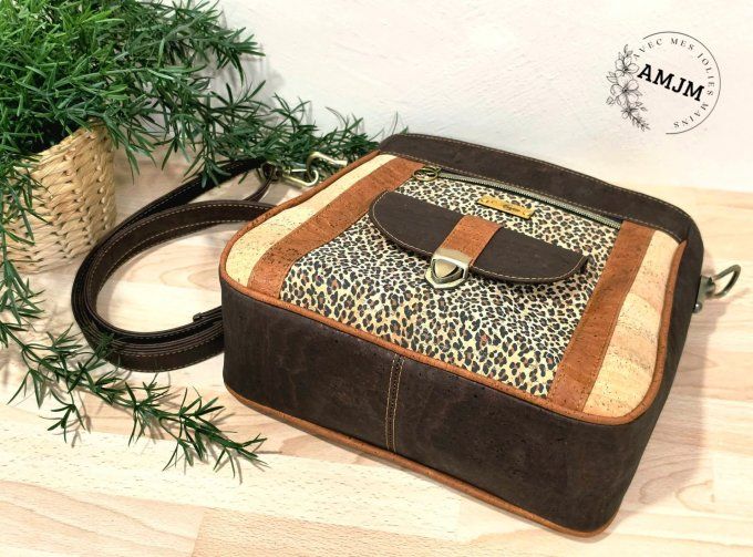 Sac Delphina léopard