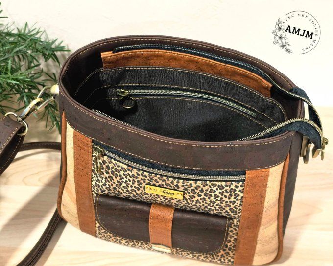 Sac Delphina léopard
