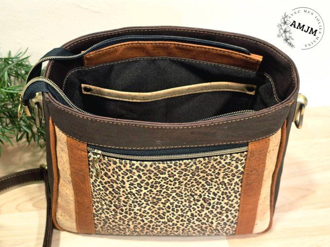 Sac Delphina léopard