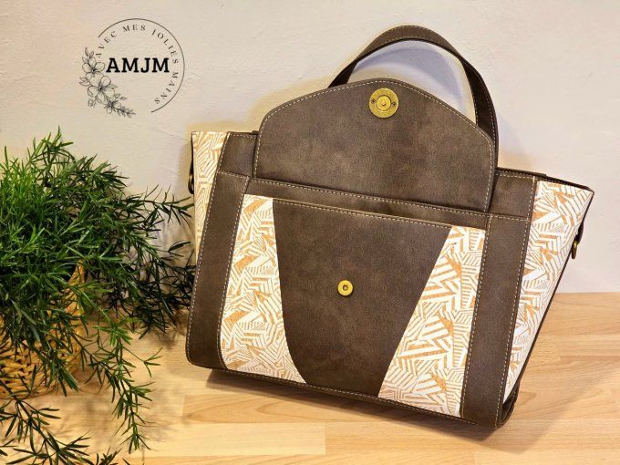 Sac Candy en liège et simili chocolat