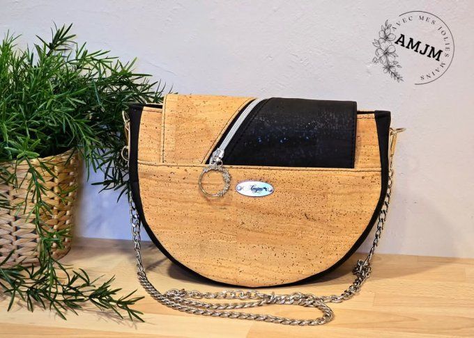 Sac Mango liège dentelle
