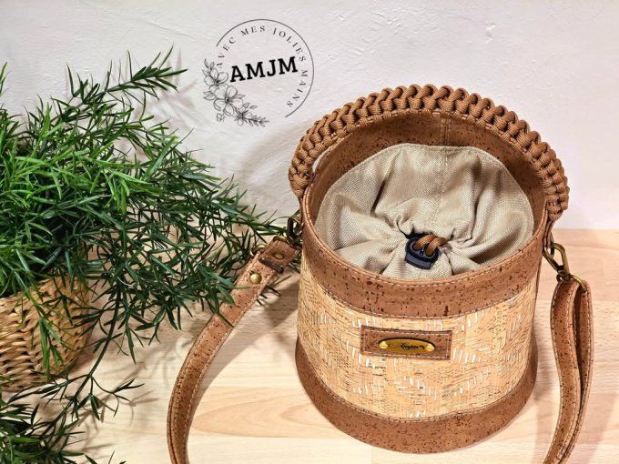 Sac Carla en liège marron