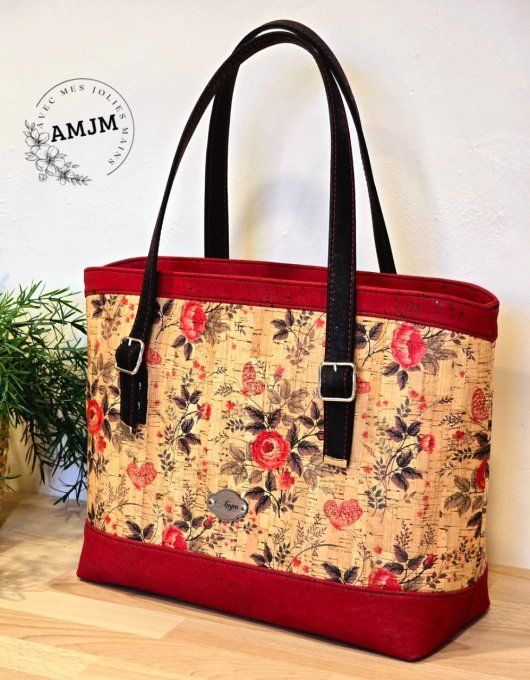 Sac Primavera en liège fleuri