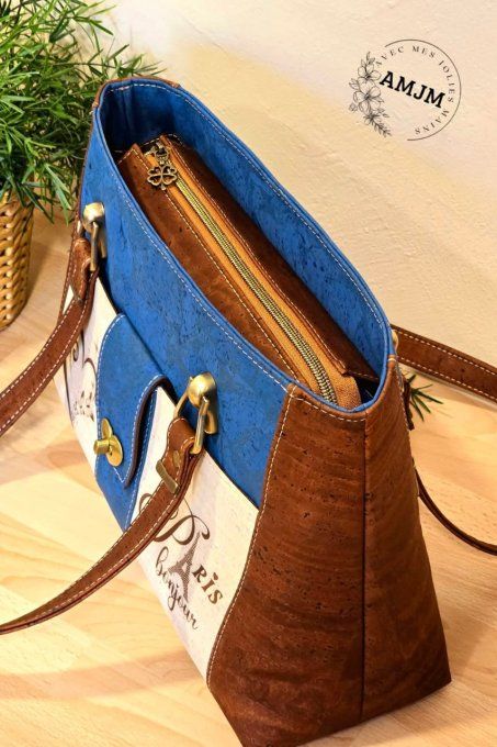Sac Keyla en liège et ses gravures laser