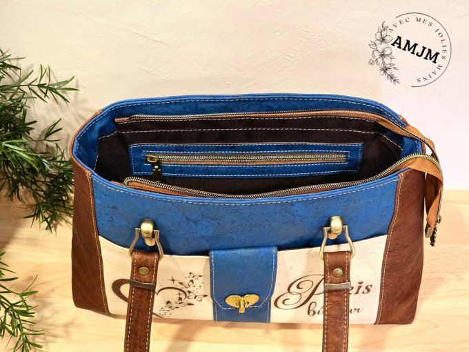 Sac Keyla en liège et ses gravures laser