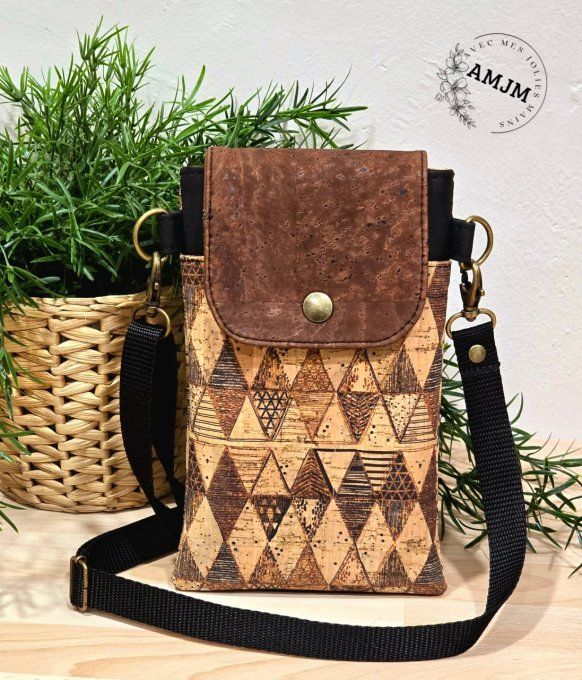 Pochette téléphone Sevien en liège 