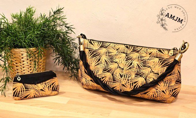 Sac Ellana et son porte monnaie assorti