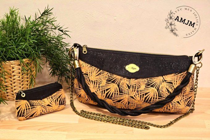 Sac Ellana et son porte monnaie assorti